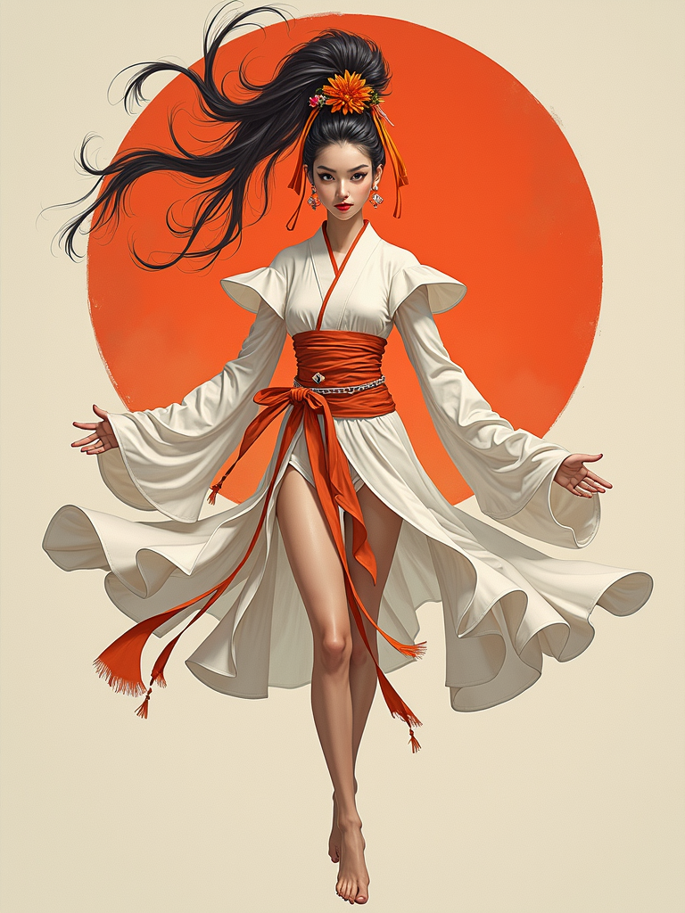 PixmindAI Image Generation Interface - Text prompt and generated image example